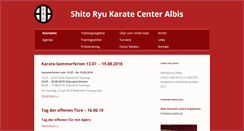 Desktop Screenshot of karate-albis.ch